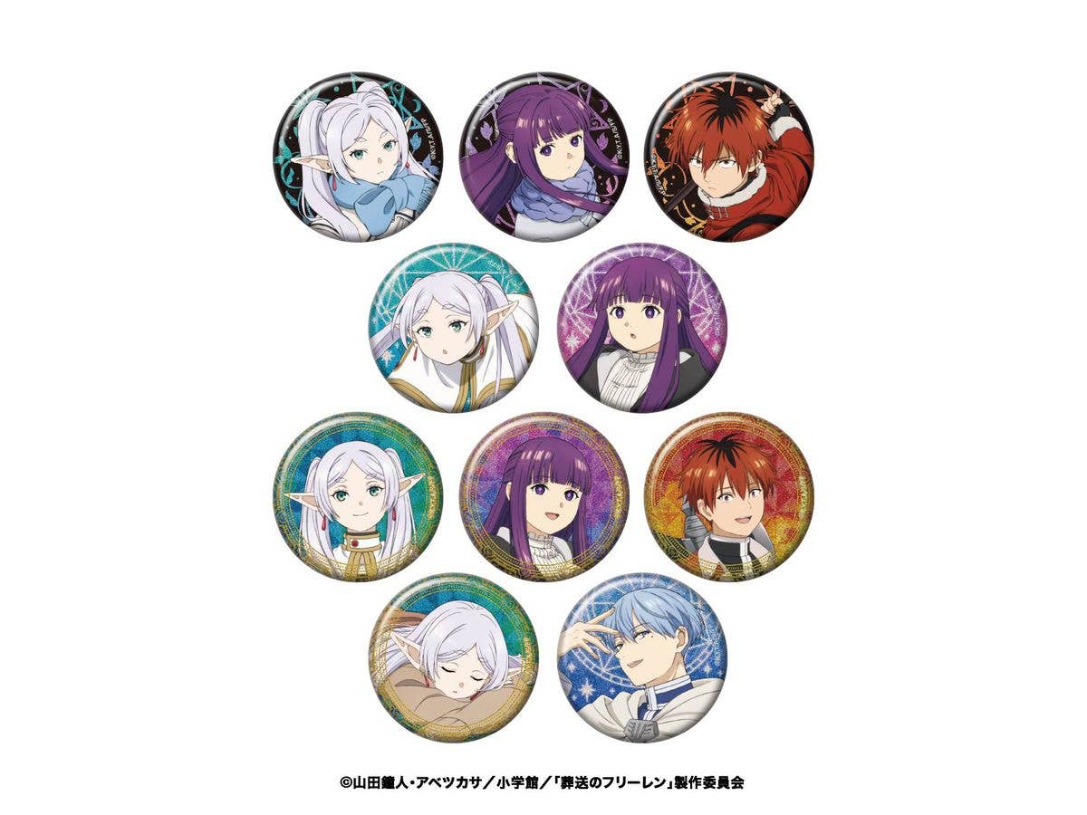 TV Anime Funeral Of Freiren: Glittery Can Badge Collection 1 Box 10Pcs