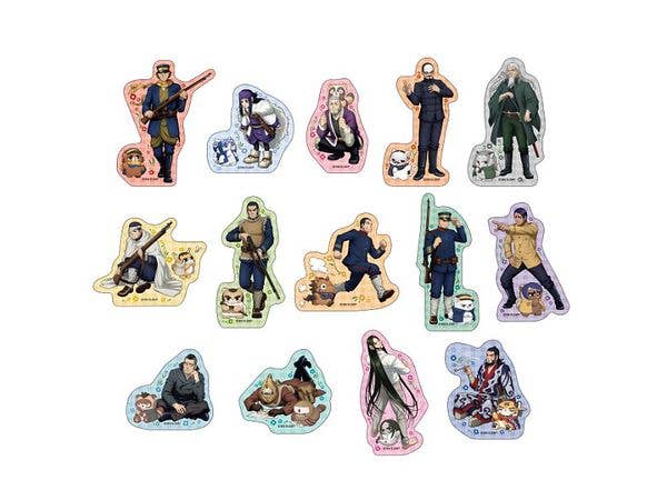 Golden Kamuy: Golden Kamuy x Animal Fourze Die-Cut Sticker Collection 1 Box 14Pcs