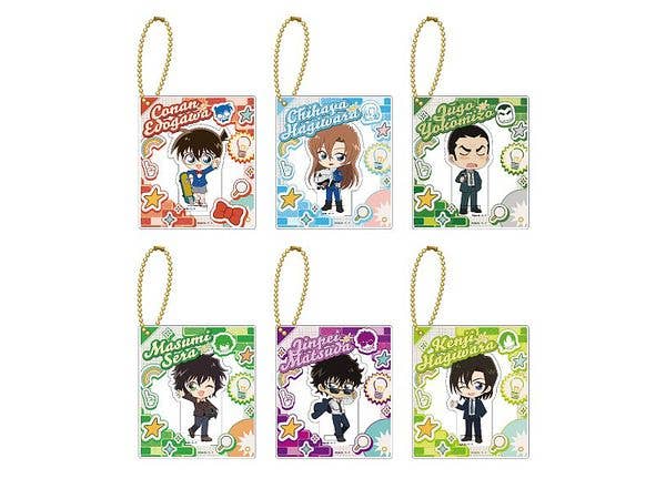 Detective Conan: Acrylic Stand With Case, 1 Box, 6 Pieces