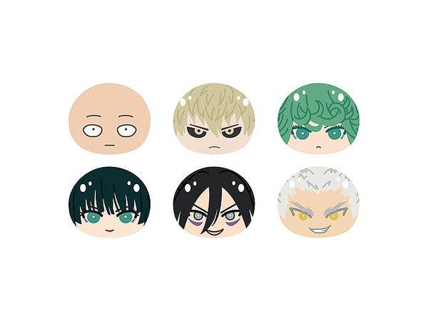 One-Punch Man: Steamed Bun Squishy Mascot 1 Box 6 Pieces