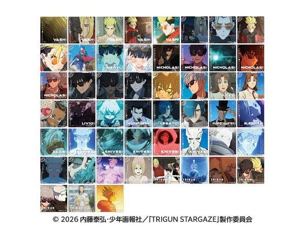 TRIGUN STARGAZE: Square Clear Cards 1 Box (17 pieces)