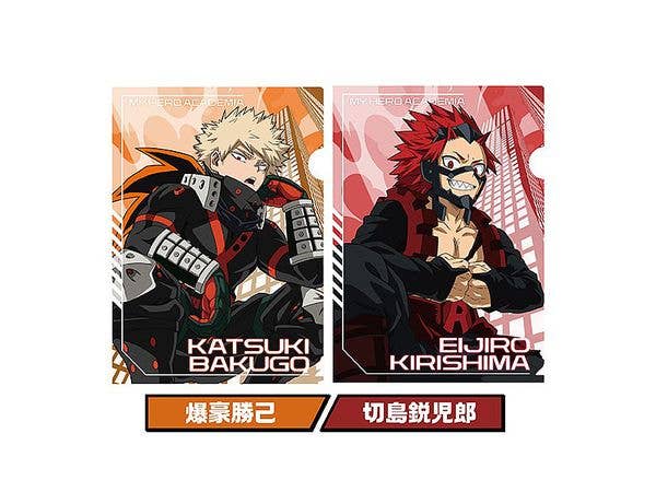 My Hero Academia Anime: Clear File Set 2. Katsuki Bakugo & Eijiro Kirishima