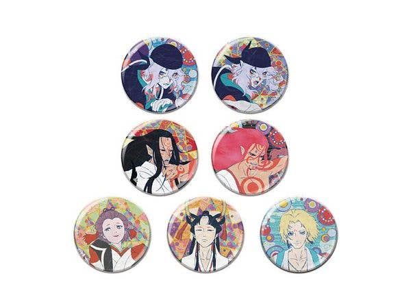 Mononoke: The Movie Chapter 3 - Snake God: Glitter Can Badge Collection (1 Box, 7 pieces)