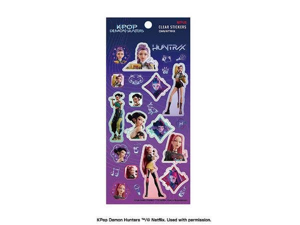 KPOP Girls! Demon Hunters: CLEAR STICKERS 1. HUNTR/X