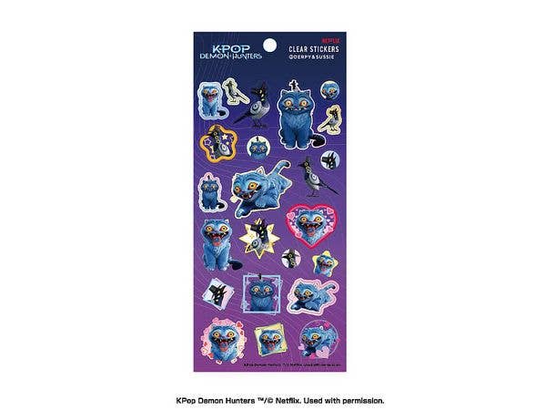 KPOP Girls! Demon Hunters: CLEAR STICKERS 2. DERPY & SUSSIE