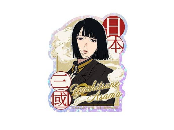 Tv Anime Nippon Sangoku: Prism Mini Sticker 2. Yoshitsune Asama A