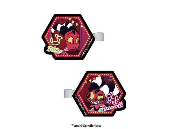 Helluva Boss: Acrylic Hair Clips 2 Blizzo & Fizz