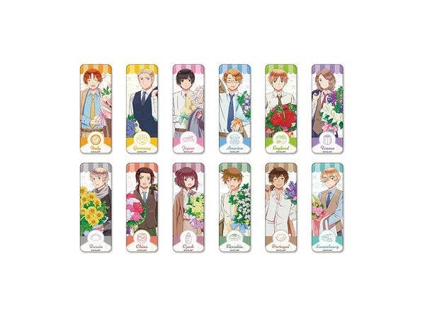 Anime Hetalia World Stars: Long Can Badge Collection 1 Box (12 pieces)