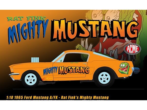 ACME 1965 Ford Mustang A/FX - Rat Fink's Mighty Mustang