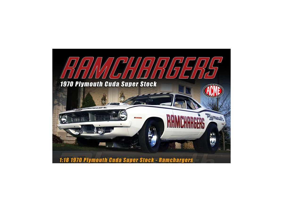 ACME 1970 Plymouth Cuda Super Stock - Ramchargers