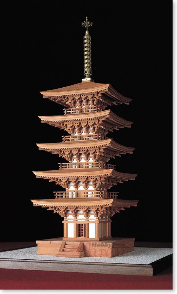 Murouji 5-Story Pagoda Noble Wood Vesion