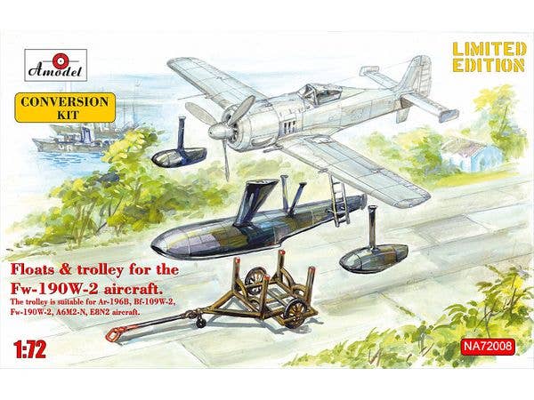 Floats & trolley for Fw190W-2 fighter