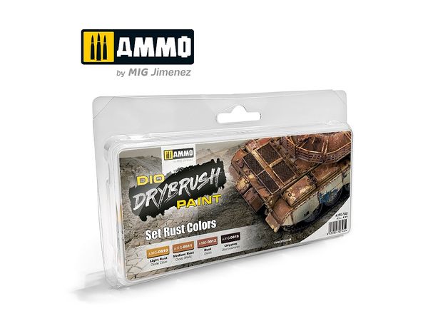 DRYBRUSH Set Rust Colors