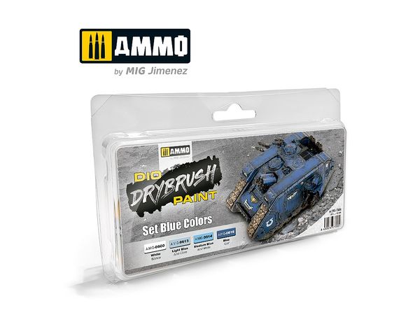 DRYBRUSH Set Blue Colors