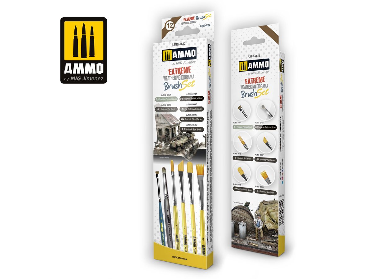 Extreme Weathering Diorama Brush Set