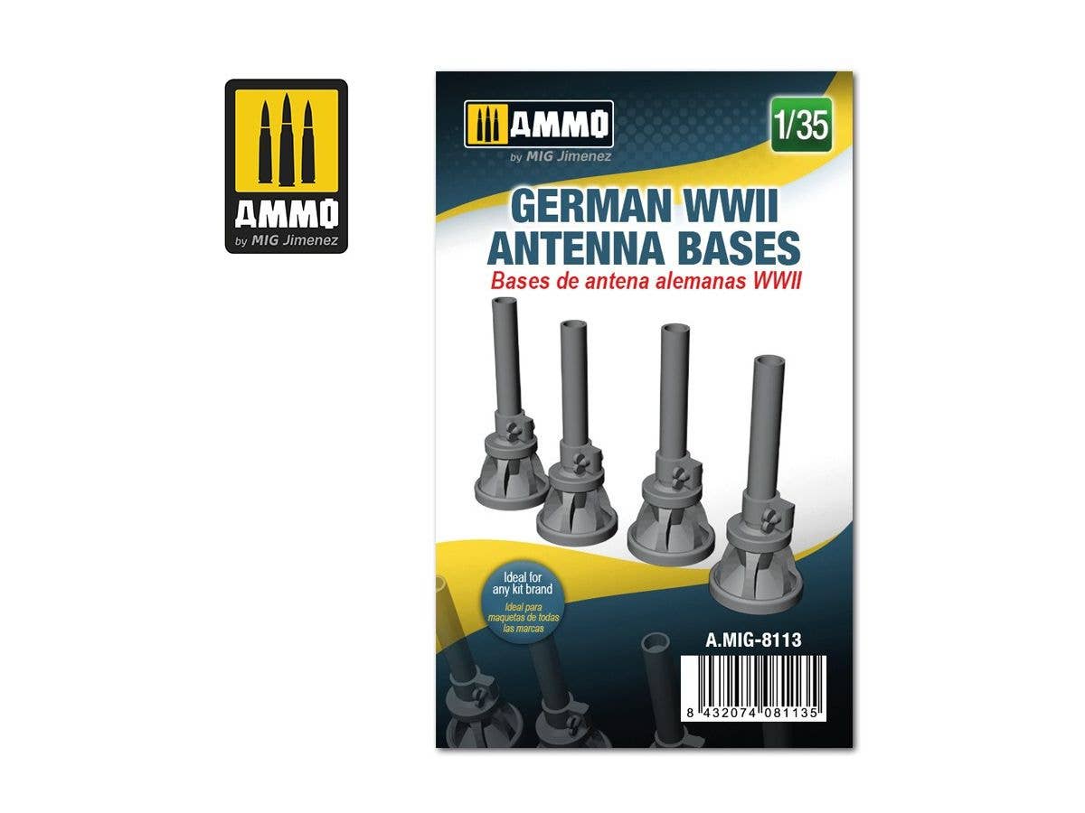 WW.II German Military Vehicle Antenna Base