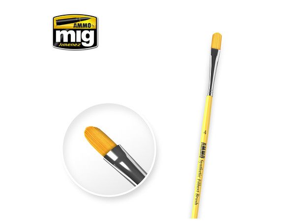 4 Synthetic Filbert Brush