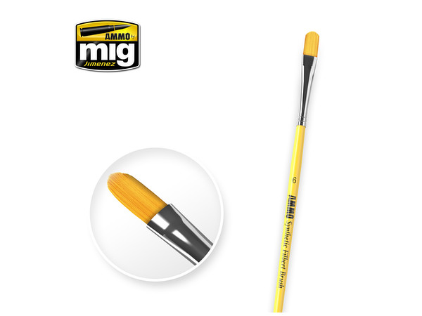 6 Synthetic Filbert Brush