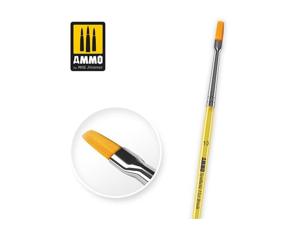 Synthetic Brush # 10 Flat