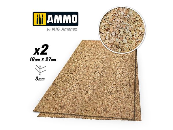 CREATE CORK Thick Grain (3mm) - 2 pcs