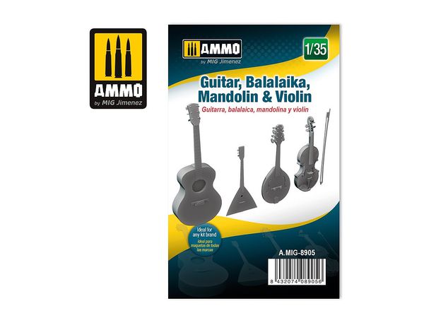 Guitar, Balalaika, Mandolin & Violin