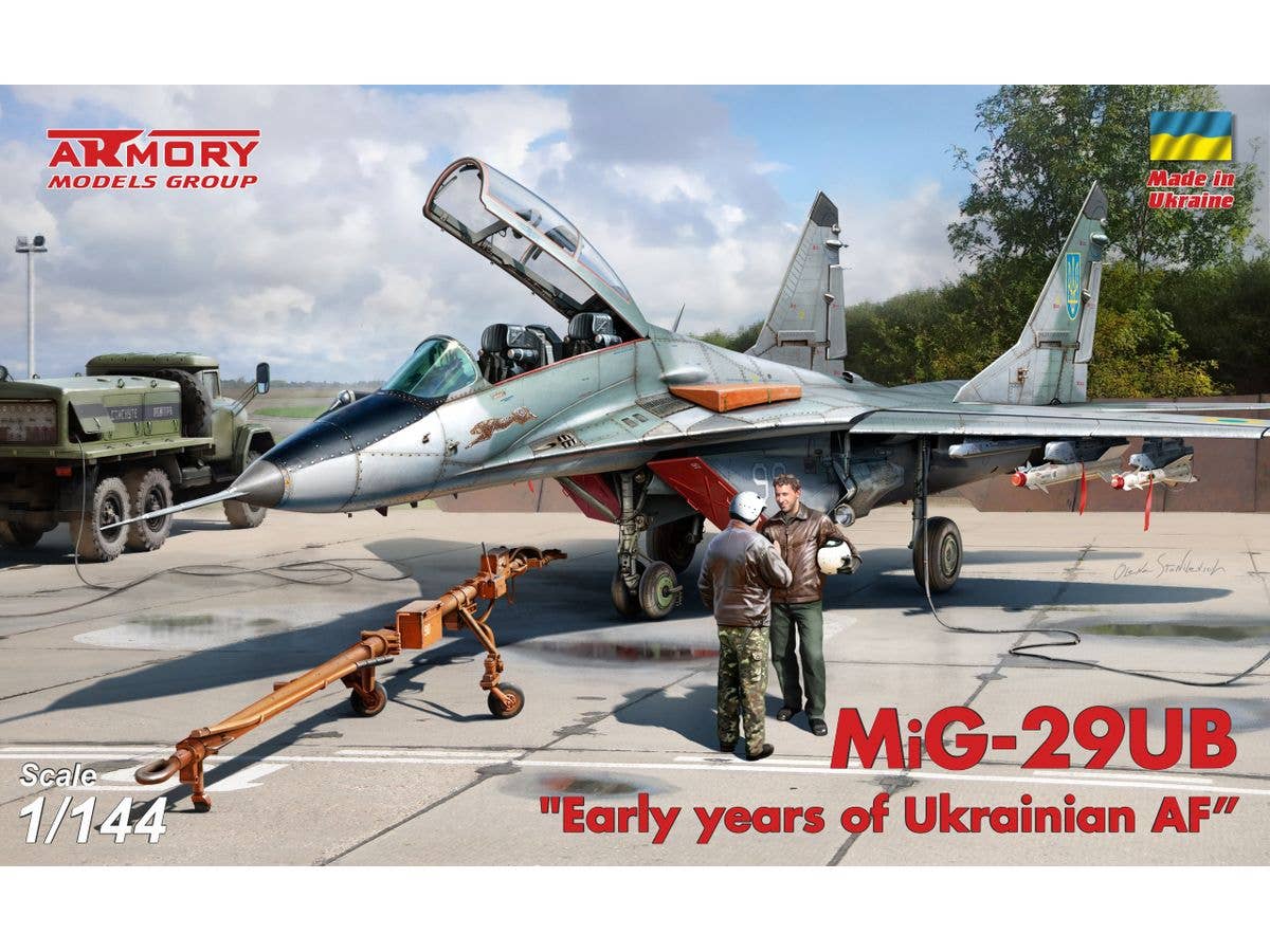 MiG-29UB series 9-51 twin seater Early years of Ukrainian AF