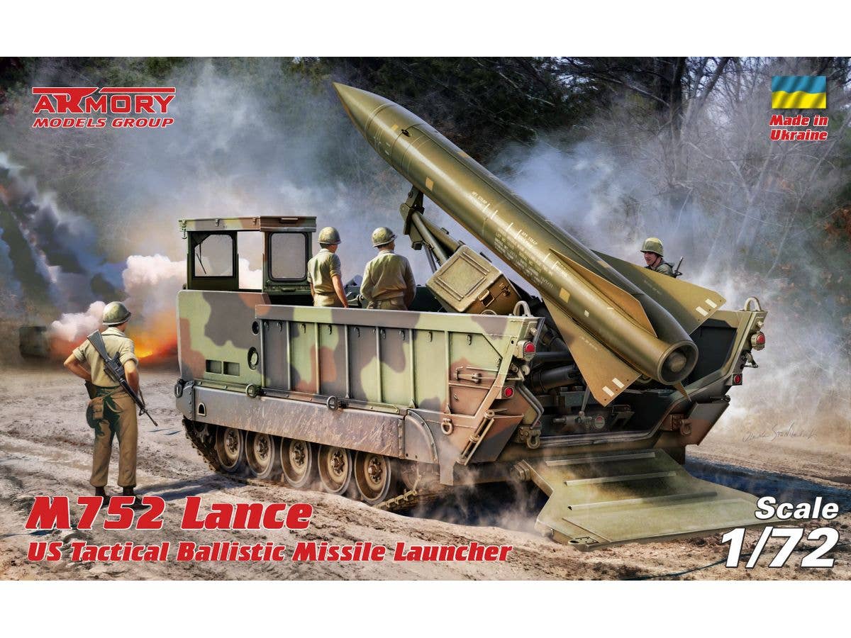 M752, US ballistic SSM MGM-52 Lance on self-propelled launcher