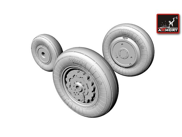 Sukhoj Su-17/-22 Fitter wheels