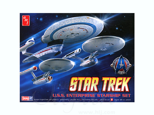 Enterprise NCC-1701/1701-A/1701-B 3pcs Set