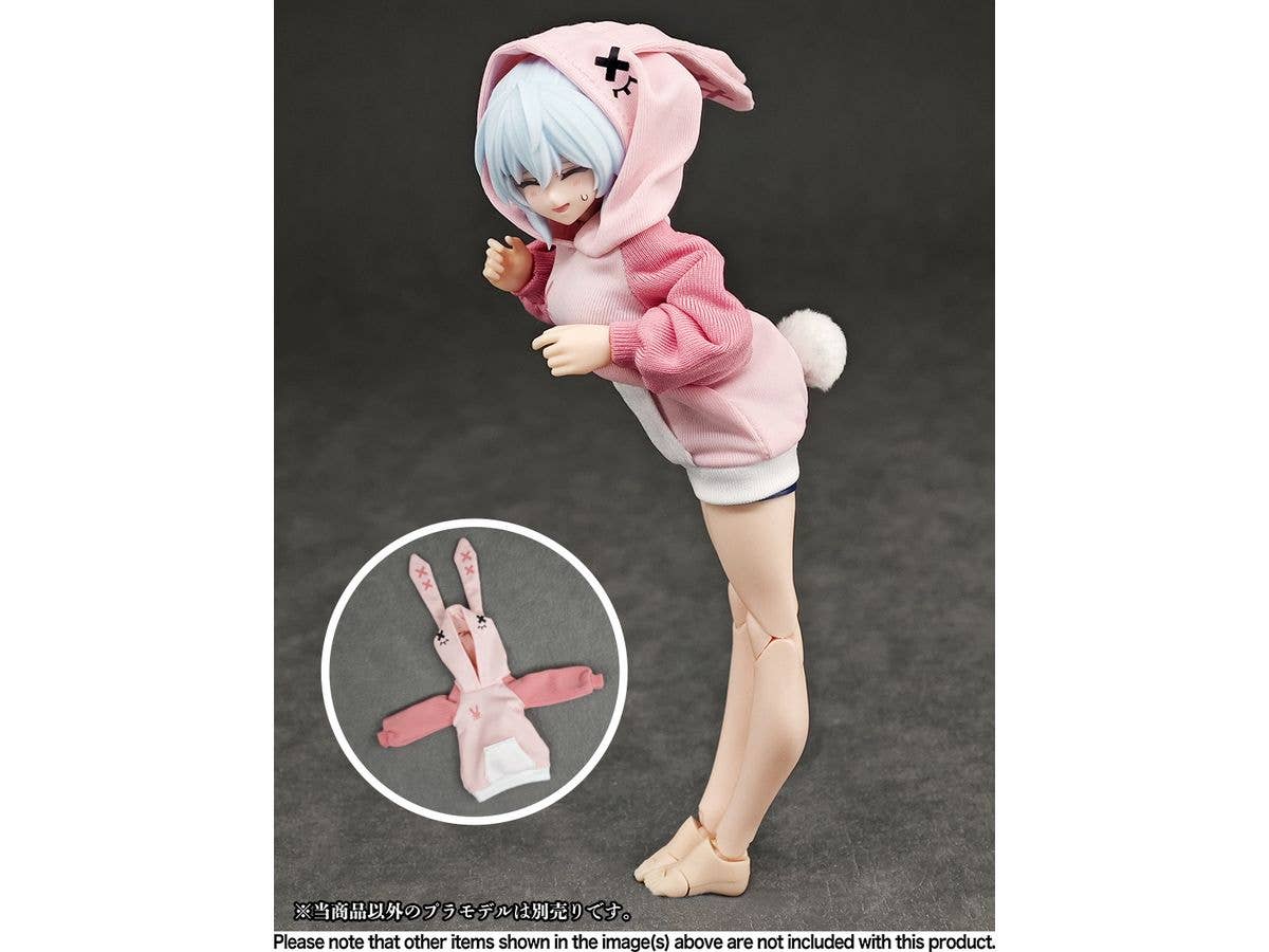 Party Animal Girl Room Wear Rabbit Hoodie