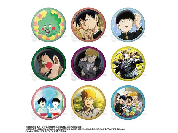 Mob Psycho 100 III Collection Can Badge #4 1Box 9pcs