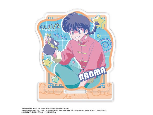 Tv Anime Ranma 1/2: Acrylic Stand Retro Pop Style A (Ranma Saotome)