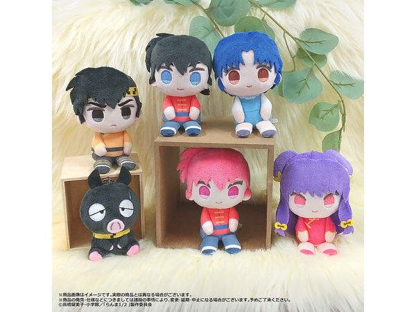 TV Anime Ranma 1/2: Sitting Club Plush Mascot: 1Box (6pcs)