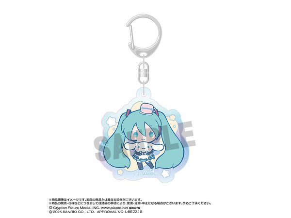 Hatsune Miku x Cinnamoroll: Aurora Acrylic Keychain D