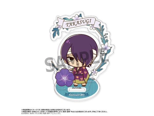 Tv Anime Gintama: Acrylic Stand Birth Flowers F Shinsuke Takasugi