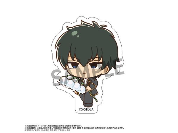 Tv Anime Gintama: Die-Cut Sticker Birth Flowers C Toshiro Hijikata