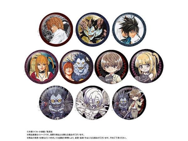 Death Note Pu Leather Badge Collection Vol.1 1 Box 10Pcs