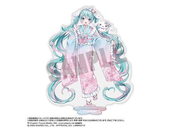 Hatsune Miku x Cinnamoroll: Yumezakura Ver. Acrylic Stand