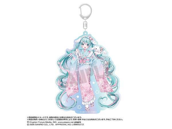 Hatsune Miku x Cinnamoroll: Yumezakura Ver. Big Aurora Acrylic Key Chain