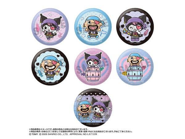 Blackbeard's Treasure x Kuromi: Trading Can Badge 1 Box (7pcs)