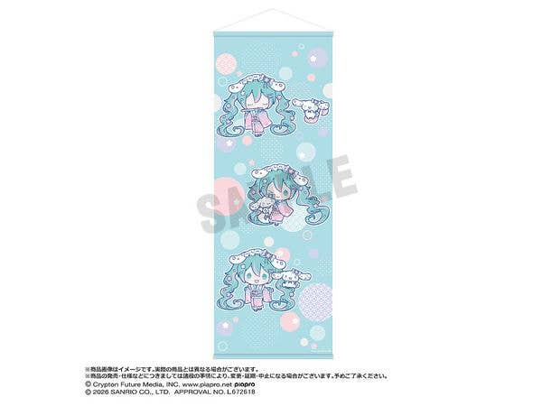 Hatsune Miku x Cinnamoroll: Yumezakura Ver. BIG Tapestry B