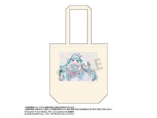 Hatsune Miku x Cinnamoroll: Dream Cherry Blossom Ver. Tote Bag A