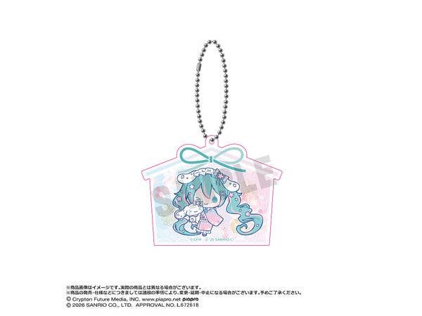 Hatsune Miku x Cinnamoroll: Yumezakura Ver. Acrylic Keychain C