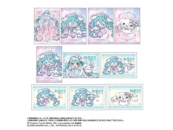 Hatsune Miku x Cinnamoroll: Dream Cherry Blossom Ver. Bromide Set
