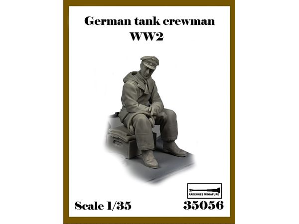 WWII German Army Sitting Tank Commander