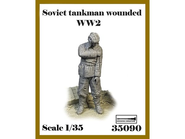 Soviet Tankman Wounded WW2