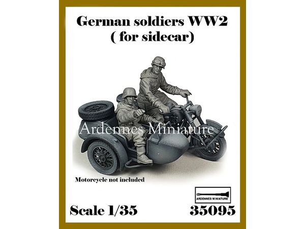 German Soldiers WW2 (For Sidecar) Set
