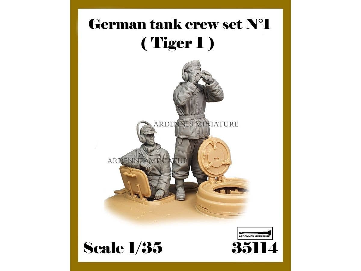 GERMAN TANK CREW SET1 (Tiger I) WW2