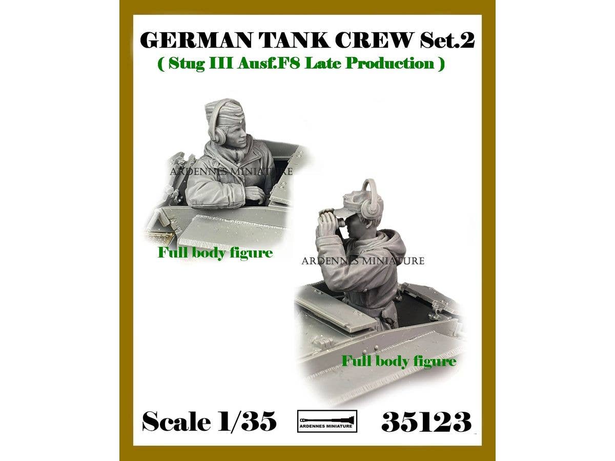 GERMAN TANK CREW SET.2 (Stug III. Ausf. F8 late production)