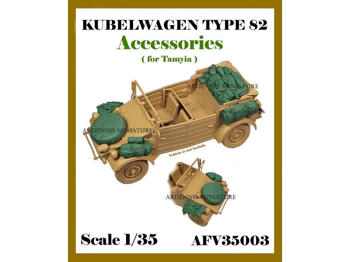 KUBELWAGEN TYPE 82 - Accessories for Tamyia